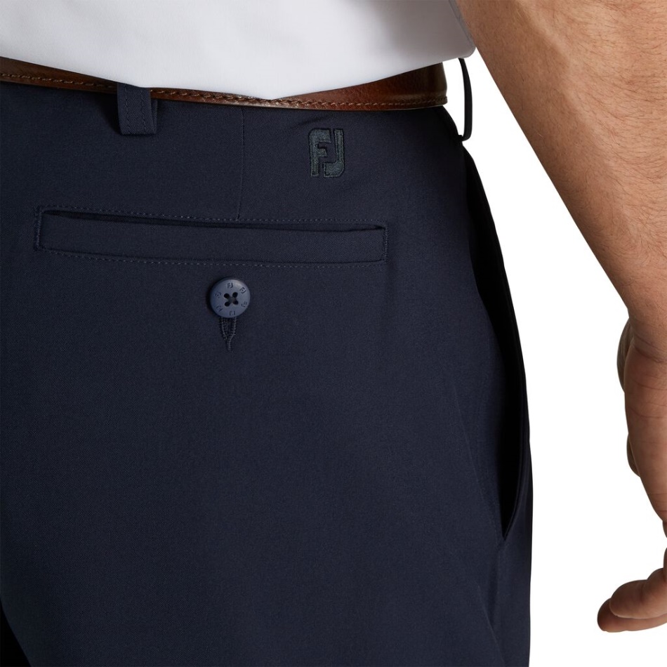 Shorts Plissados ​​footjoy Pt Marinho 95\\ Costura Interna